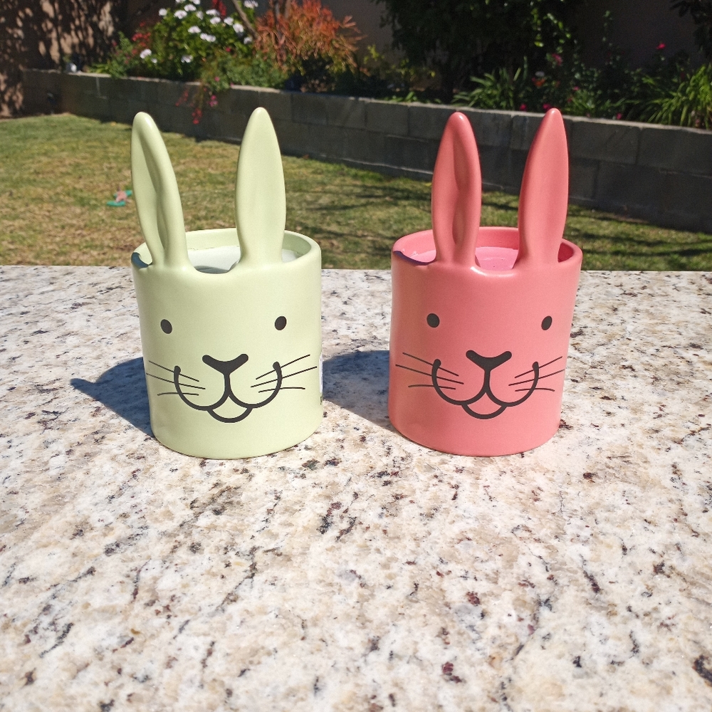 Rae dunn bunny candles